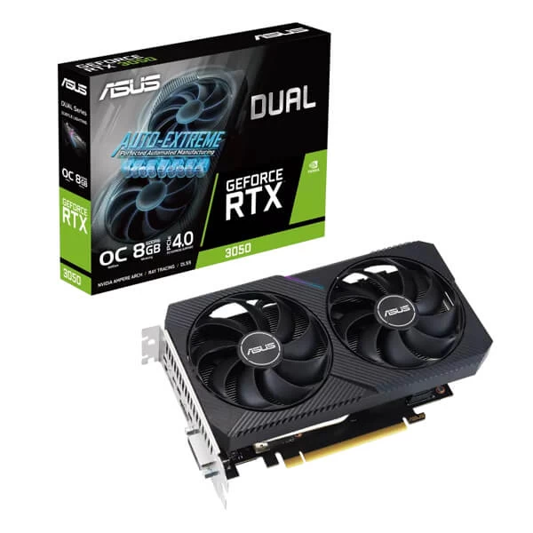 Asus Dual Rtx 3050 V2 Oc Edition 8Gb Graphics Card (DUAL-RTX3050-O8G-V2)