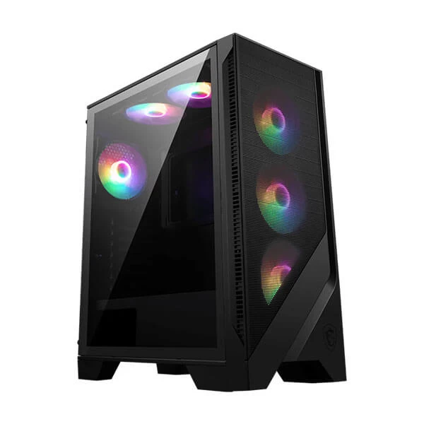 Msi Mag Forge 120R Airflow Atx Mid Tower Cabinet (Black) (MAG-FORGE-120A-AIRFLOW)