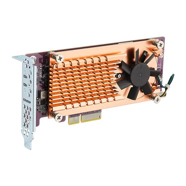 Qnap QM2-2P-244A Dual M.2 PCIe Ssd Expansion Card (QM2-2P-244A)
