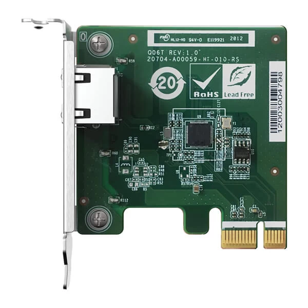 Qnap QXG-2G1T-I225 Single-Port 2.5 GbE Network Expansion Card (QXG-2G1T-I225)
