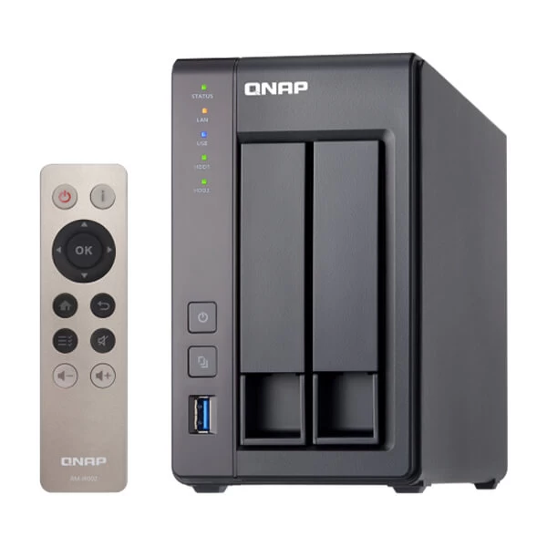 Qnap TS-251 2-Bay Tower Nas Enclosure (Intel Celeron J1900) (TS-251-PLUS-2G)