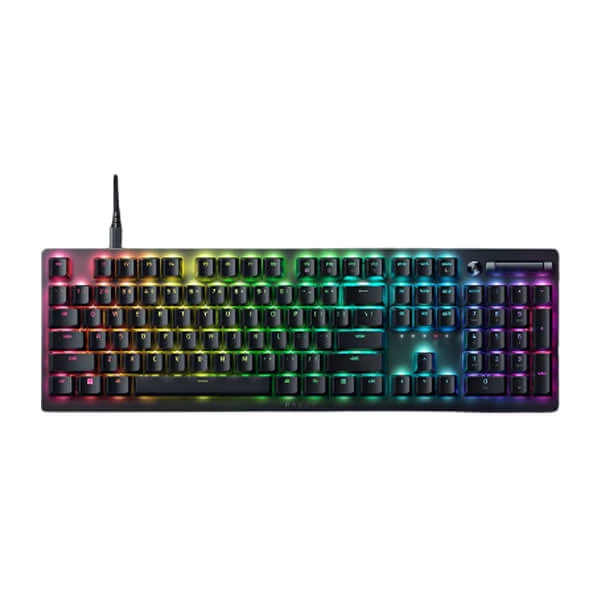 Razer DeathStalker V2 Gaming Keyboard Clicky Optical Purple Switches (RZ03-04501800-R3M1)