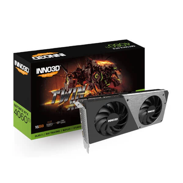 Inno3d Rtx 4060 Ti Twin X2 16Gb Gaming Graphics Card (N406T2-16D6-178055N)