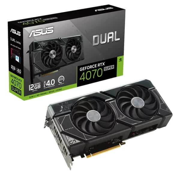 Asus Dual Rtx 4070 Super 12Gb Gaming Graphics Card (DUAL-RTX4070S-12G)