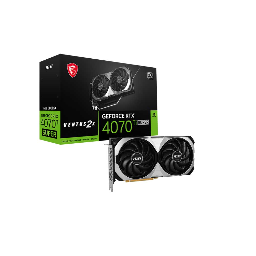 Msi Rtx 4070 Ti Super Ventus 2X Oc 16Gb Graphics Card