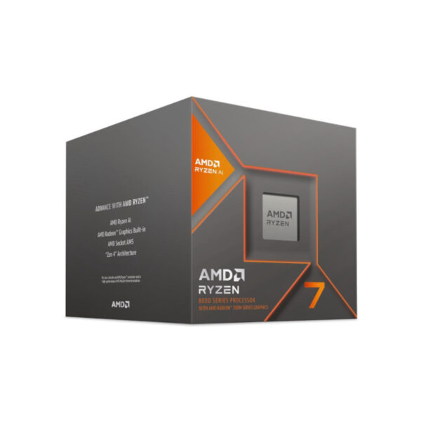 Amd Ryzen 7 8700G Processor With Radeon Graphics (Up To 5.1Ghz 24Mb Cache) (100-100001236BOX)