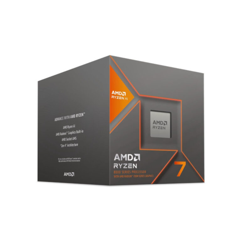 Amd Ryzen 7 8700G Processor With Radeon Graphics (Up To 5.1Ghz 24Mb Cache) (100-100001236BOX)