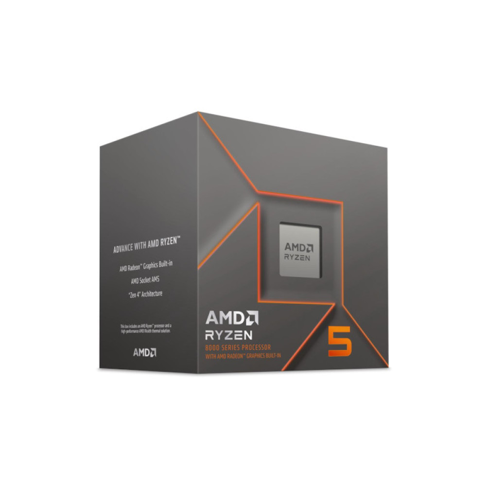 Amd Ryzen 5 8500G Processor With Radeon Graphics (Up To 5.0Ghz 22Mb Cache) (100-100000931BOX)