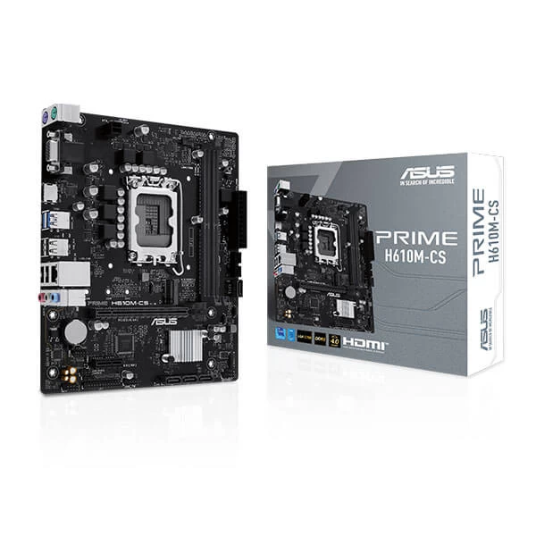 Asus Prime H610M-CS Lga1700 Micro Atx Ddr5 Motherboard (PRIME-H610M-CS)