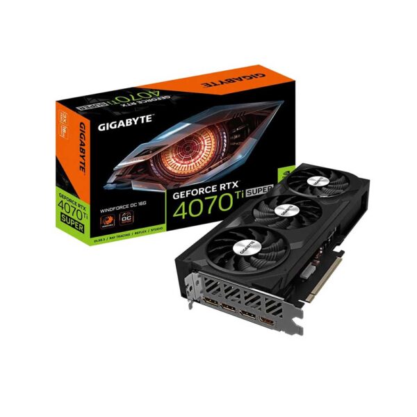 Gigabyte Rtx 4070 Ti Super Windforce Oc 16Gb Graphics Card (GV-N407TSWF3OC-16GD)