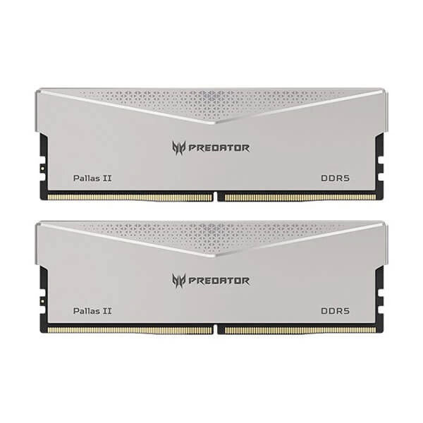 Acer Predator Pallas II Series 32Gb (16Gbx2) Ddr5 6000Mhz Desktop Ram (White) (BL-9BWWR-350)