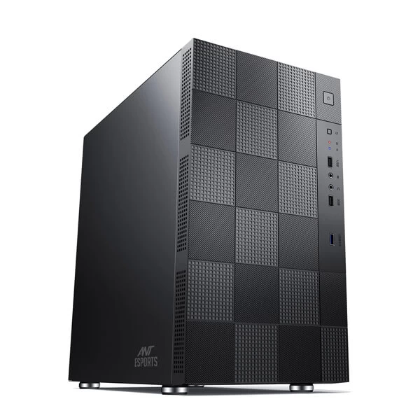 Ant Esports Elite 1000 Ps M-Atx Mini Tower Cabinet (Black) (ELITE-1000-PS-BLACK)