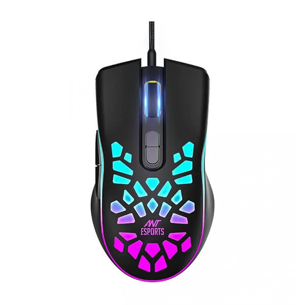 Ant Esports GM80 Wired Gaming Mouse (Black)