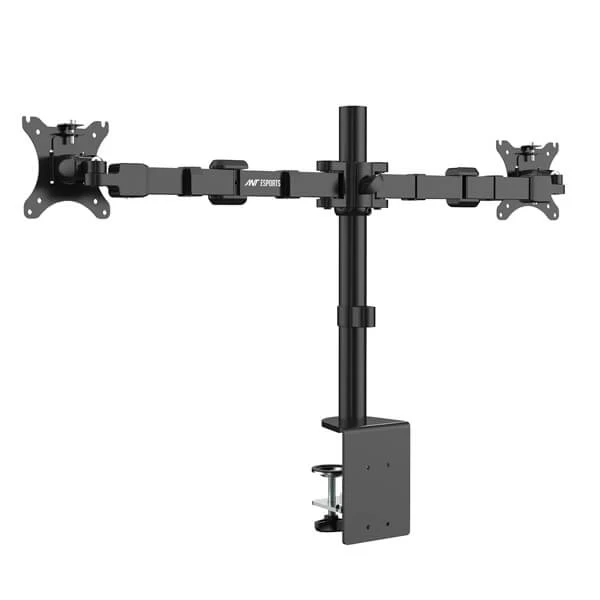 Ant Esports MA112 Dual Arm Articulating Monitor Desk Mount (Black) (MA112-BLACK)