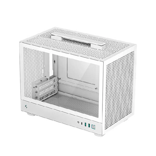 DeepCool CH160 Wh Mini-Itx Mini Tower Cabinet (White) (R-CH160-WHNGI0-G-1)