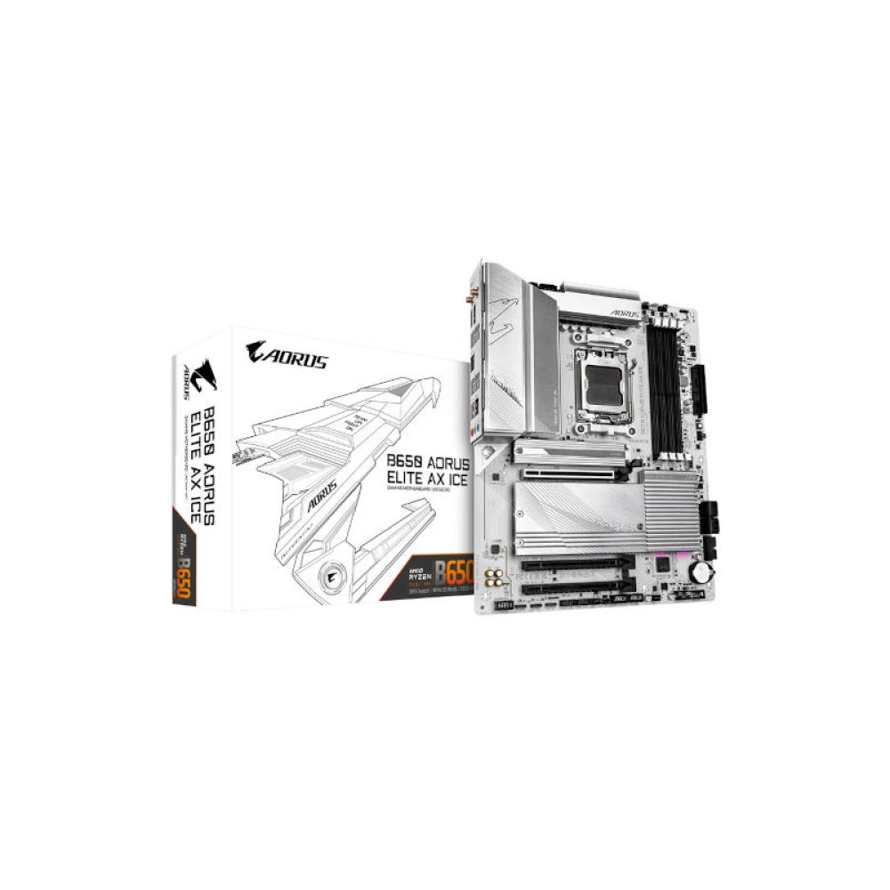 Gigabyte B650 Aorus Elite Ax Ice Am5 Atx Motherboard