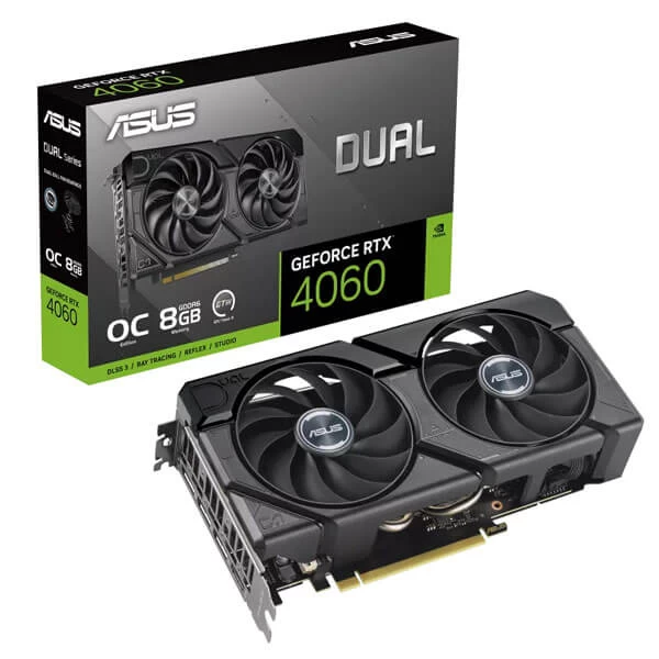 Asus Dual Rtx 4060 Evo Oc Edition 8Gb Graphics Card (DUAL-RTX4060-O8G-EVO)