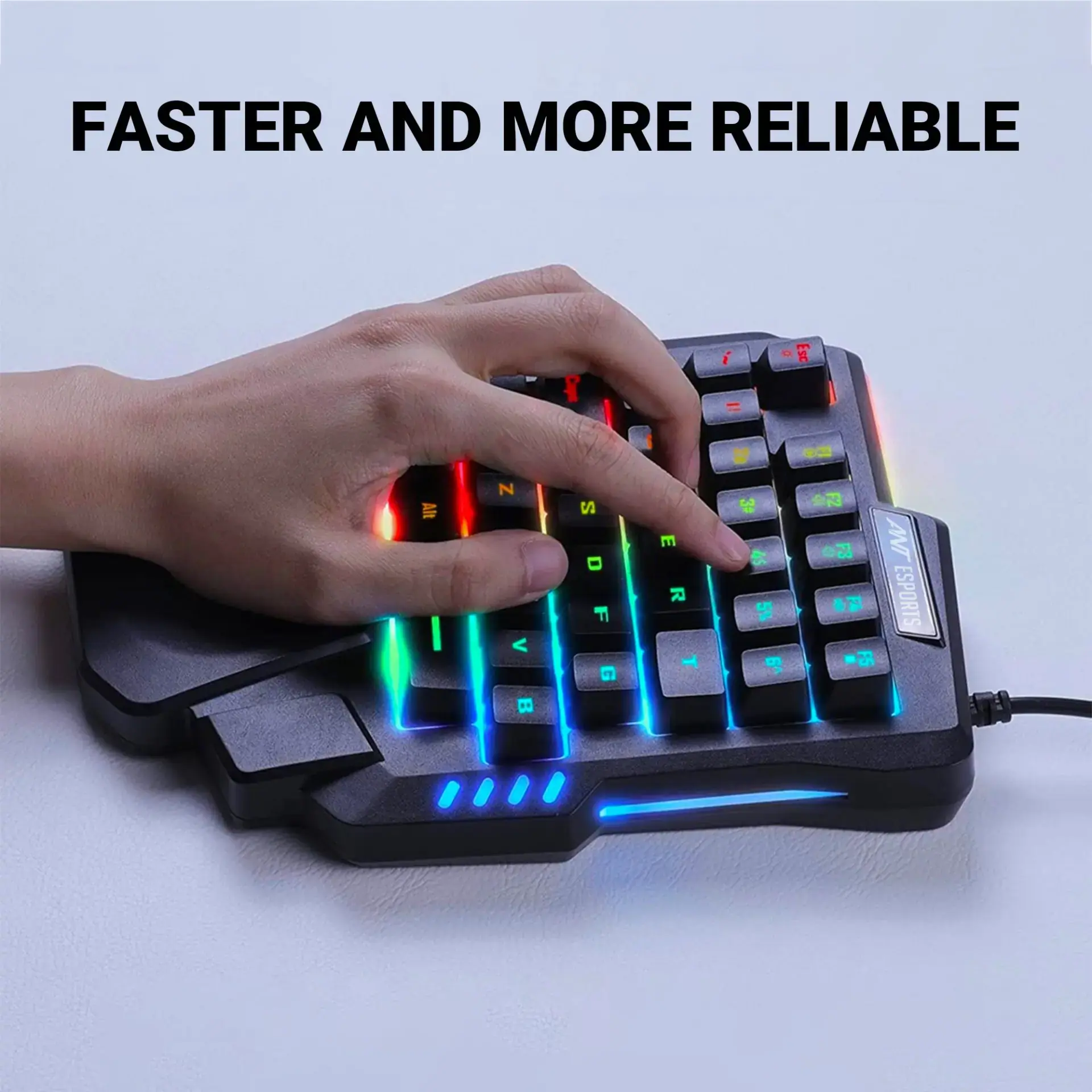 Ant Esports MK1001 One Handed Rgb Gaming Keyboard |PC Studio