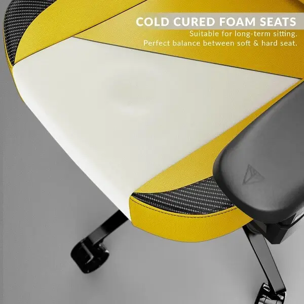 Cybeart Apex Velocity 1.0 Gaming Chair Yellow | PC Studio