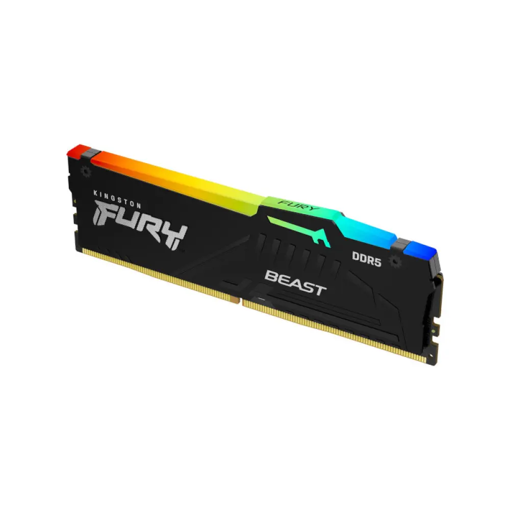 Kingston Fury Beast Rgb 16Gb 6000Mhz Ddr5 Cl30 Desktop Ram