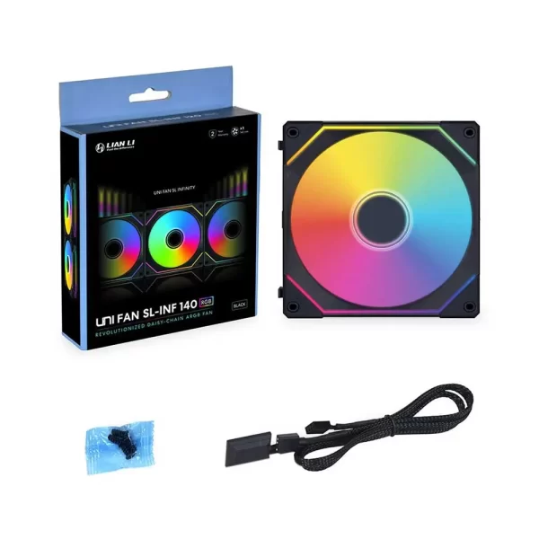 Lian li UNI FAN SL-INF 140mm Fan Black (14SLIN1B)