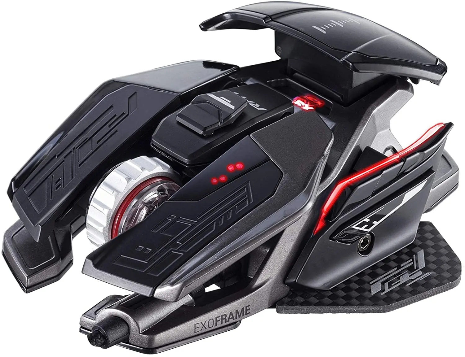 Buy MAD CATZ The Authentic R.A.T. 8+ Optical Wired Gaming Mouse |11  Programmable Buttons | 16.8 Million RGB Color | 16000 DPI, Black -  MR05DCINBL000-0 Online at Low Prices in India | MAD CATZ Reviews & Ratings  - Amazon.in