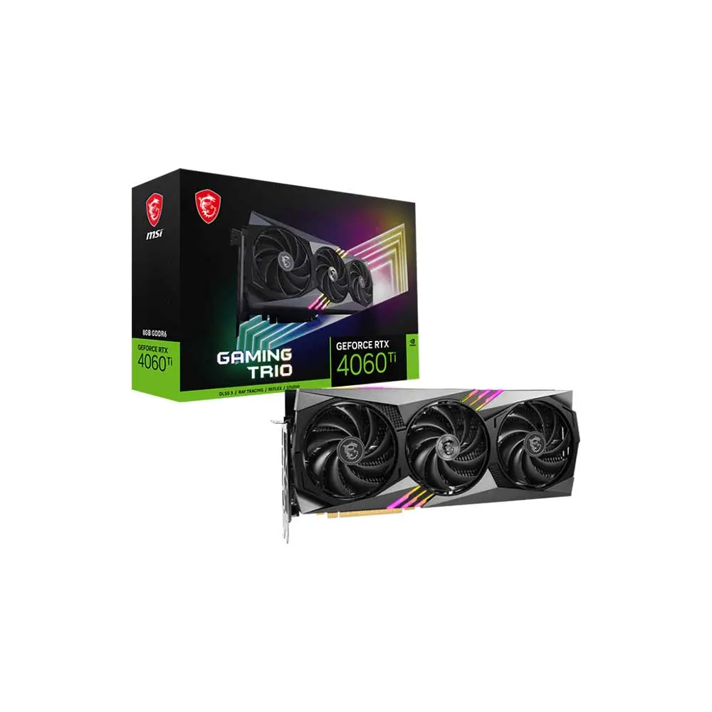 Msi GeForce Rtx 4060 Ti Gaming Trio 8Gb Graphics Card Msi GeForce Rtx 4060 Ti Gaming Trio 8Gb Graphics Card