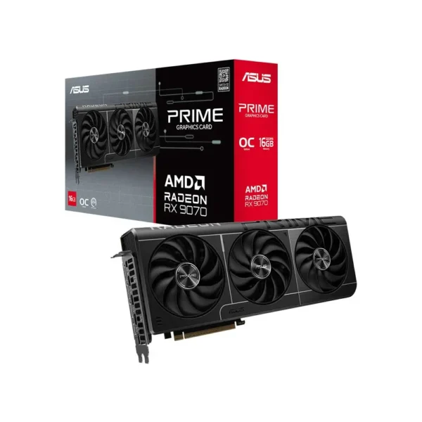 Asus Prime Radeon RX 9070 OC Edition 16GB GDDR6 Graphics Card