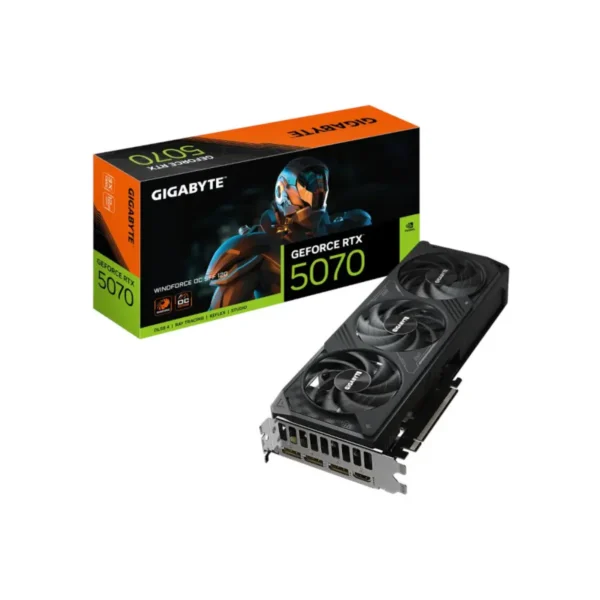 Gigabyte RTX 5070 Windforce OC SFF 12GB GDDR7 Graphics Card (GV-N5070WF3OC-12GD)
