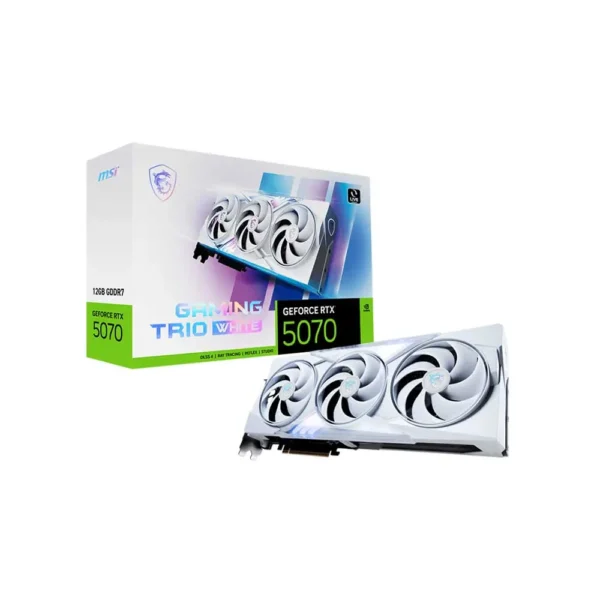 MSI RTX 5070 Gaming Trio White 12GB GDDR7 Graphics Card (G5070-12GTW)