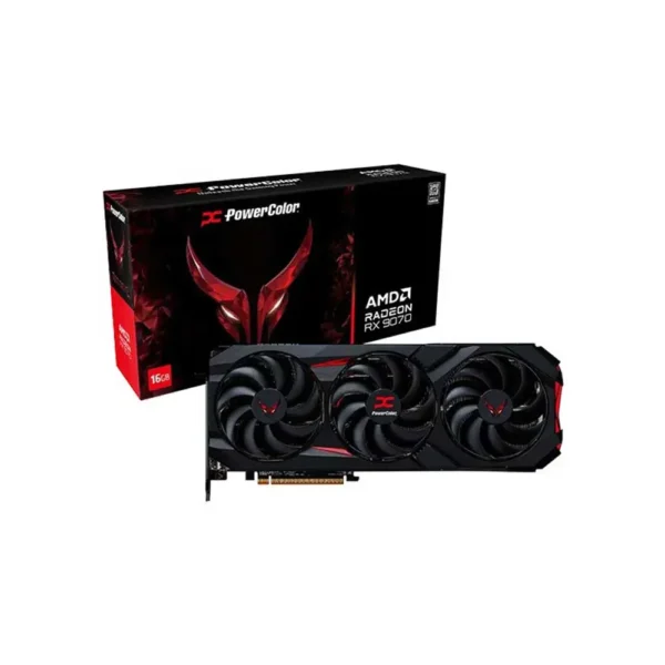 PowerColor Red Devil AMD Radeon RX 9070 16GB GDDR6 Graphics Card (RX9070 16G-E/OC)