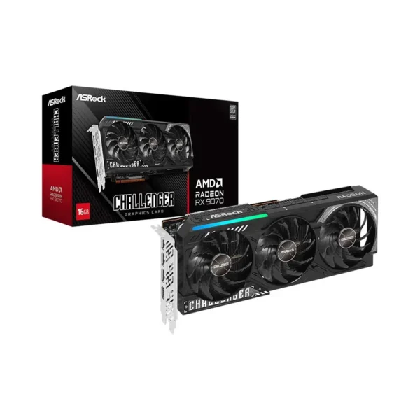AsRock RX 9070 Challenger 16GB GDDR6 Graphics Card (RX9070 CL 16G)