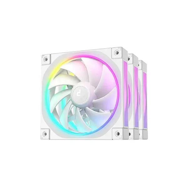 Deepcool FL12-3 IN 1 ARGB 120mm Cabinet Fan White (R-FL12-WHAPN3-G)