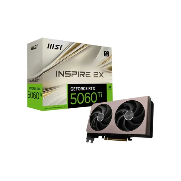 MSI RTX 5060 Ti Inspire 2X 8Gb GDDR7 Graphics Card