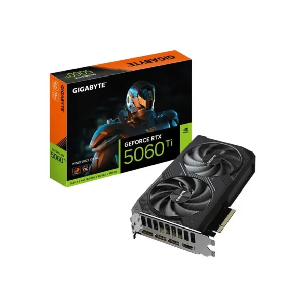 Gigabyte RTX 5060 Ti Windforce OC 8GB GDDR7 Graphics Card (GV-N506TWF2OC-8GD)