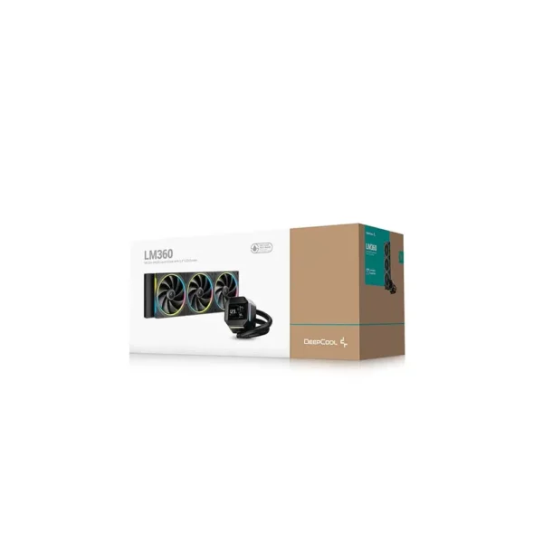 Deepcool LM360 360mm CPU Liquid Cooler Black (R-LM360-BKDMMC-1) - Image 4