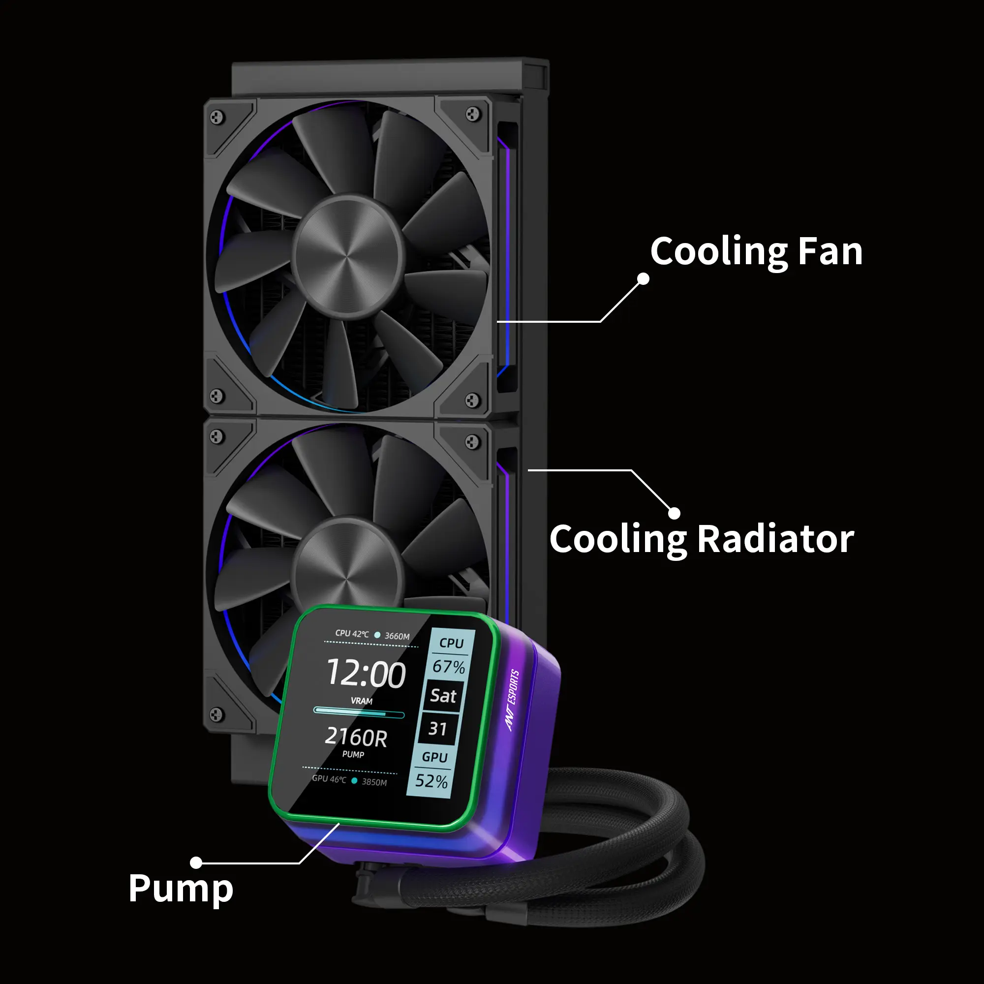 Ant-Esports-Glacius-360D-360mm-ARGB-AIO-Liquid-Cooler-Black-With-Display-Feature-8.webp