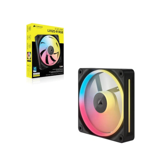 <span title="Corsair iCUE Link LX120-R RGB 120mm PWM Reverse Cabinet Fan – Black">Corsair iCUE Link LX120-R RGB 120mm PWM ...</span>