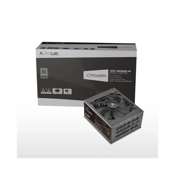 ProLab Design XPower XP-2000P 2000 Watt ATX 3.1 Platinum Fully Modular Power Supply (XP-2000P-PLATINUM)