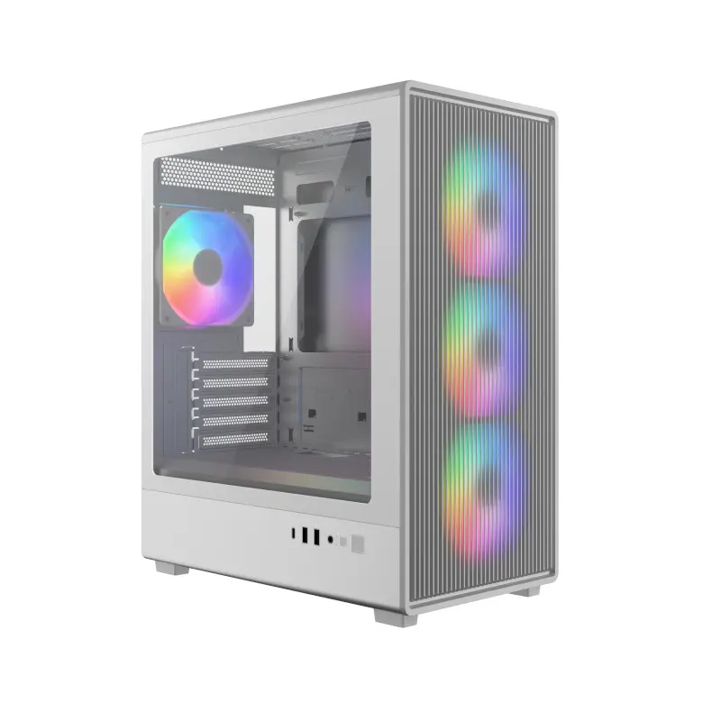 Cooler Master Elite 350 ARGB Cabinet - White (E350-WGNN-S00)