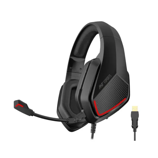 Ant esports h590 7. 1 surround sound gaming headset