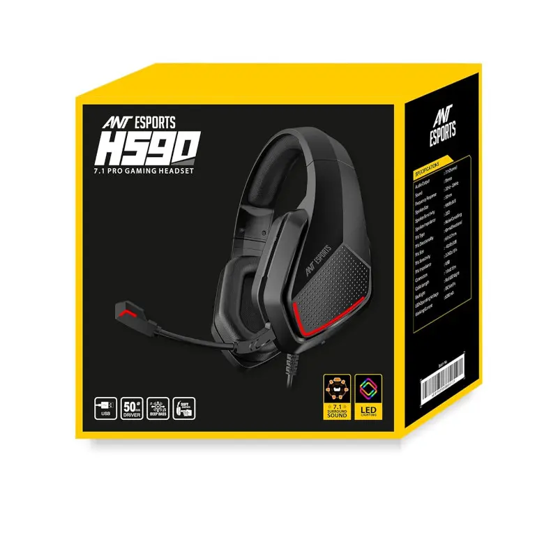 Ant esports h590 71 surround sound gaming headset -02 Ant esports h590 7. 1 surround sound gaming headset