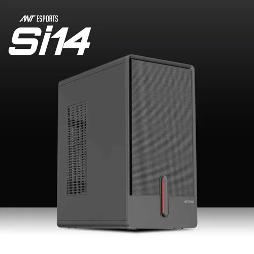 Ant esports si14 m-atx mini tower cabinet black -10