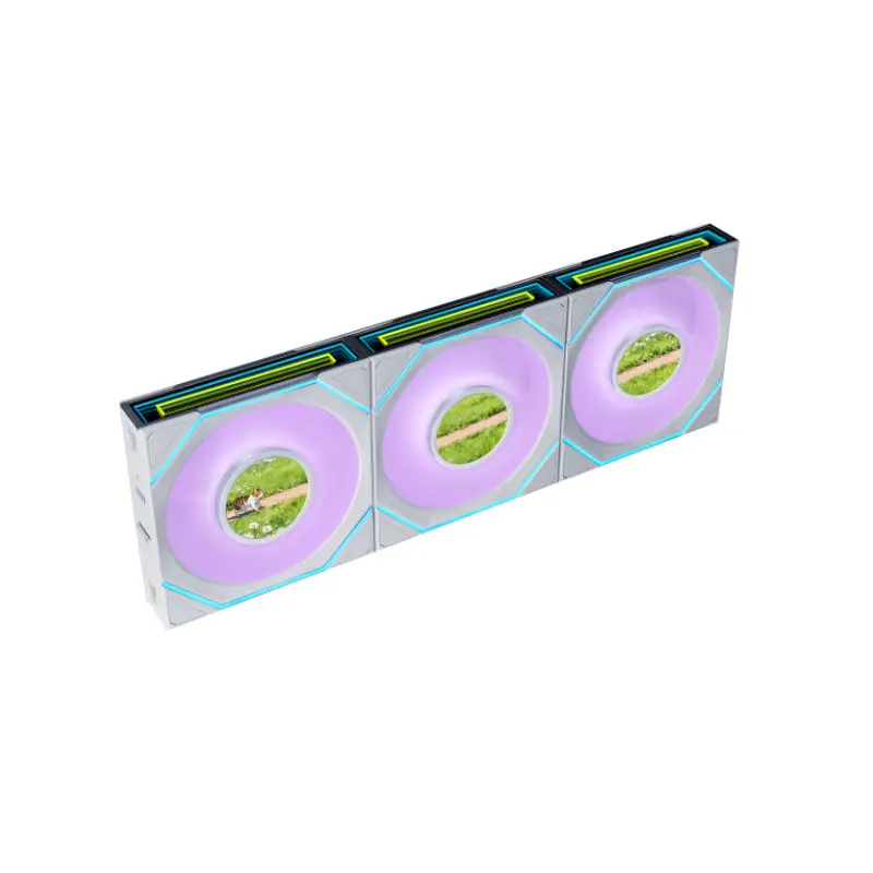 Lian 120mm-fan [G9F-12RSLIND1F3W-IN] (reverse-blade white)