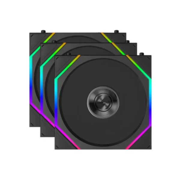 Lian li uni fan tl flex 120mm case fan (3-pack) black